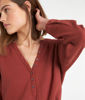 Picture of LAETI PAPRIKA COTTON GAUZE BLOUSE